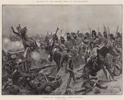 Batallas del Ejército Británico, Salamanca, Carga de la Tercera División de Pakenham de Richard Caton Woodville junior